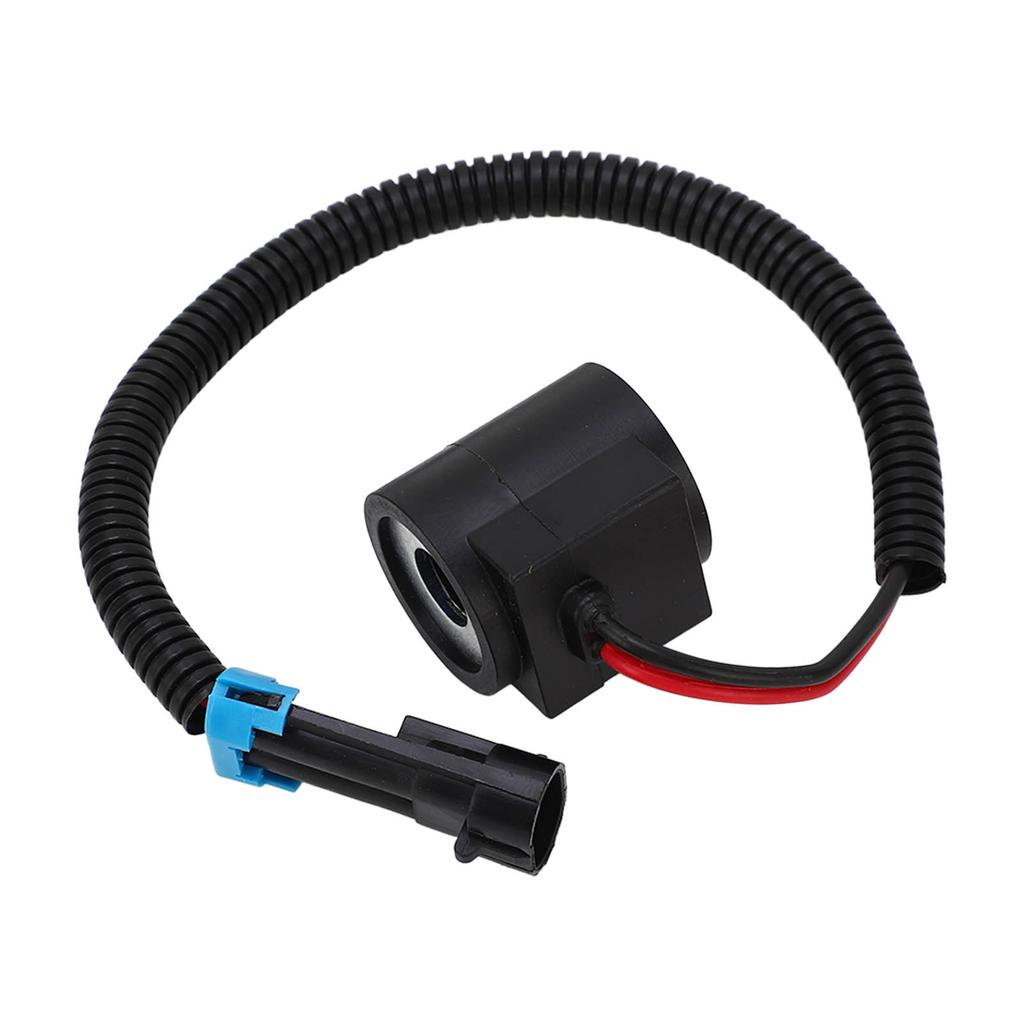 12V Solenoid Valve Coil with Connector 1 2in Hole Diameter 6671025 for Bobcat Skid Steer 751 753 763 773 7753