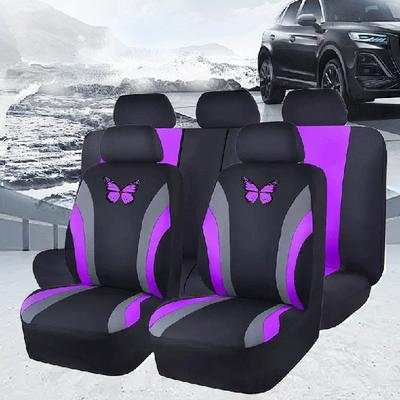 New Available Butterfly Car Seat Cover Full Set Universal Car Seat Protection Covers Car Interior Accessories