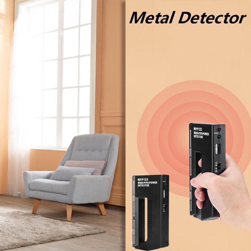 Wpp123 Detector de Metal de Pared de Alta Sensibilidad Escáner Portátil de Sensibilidad Ajustable Para Cableado de CA Tuberías y Detección de Metal