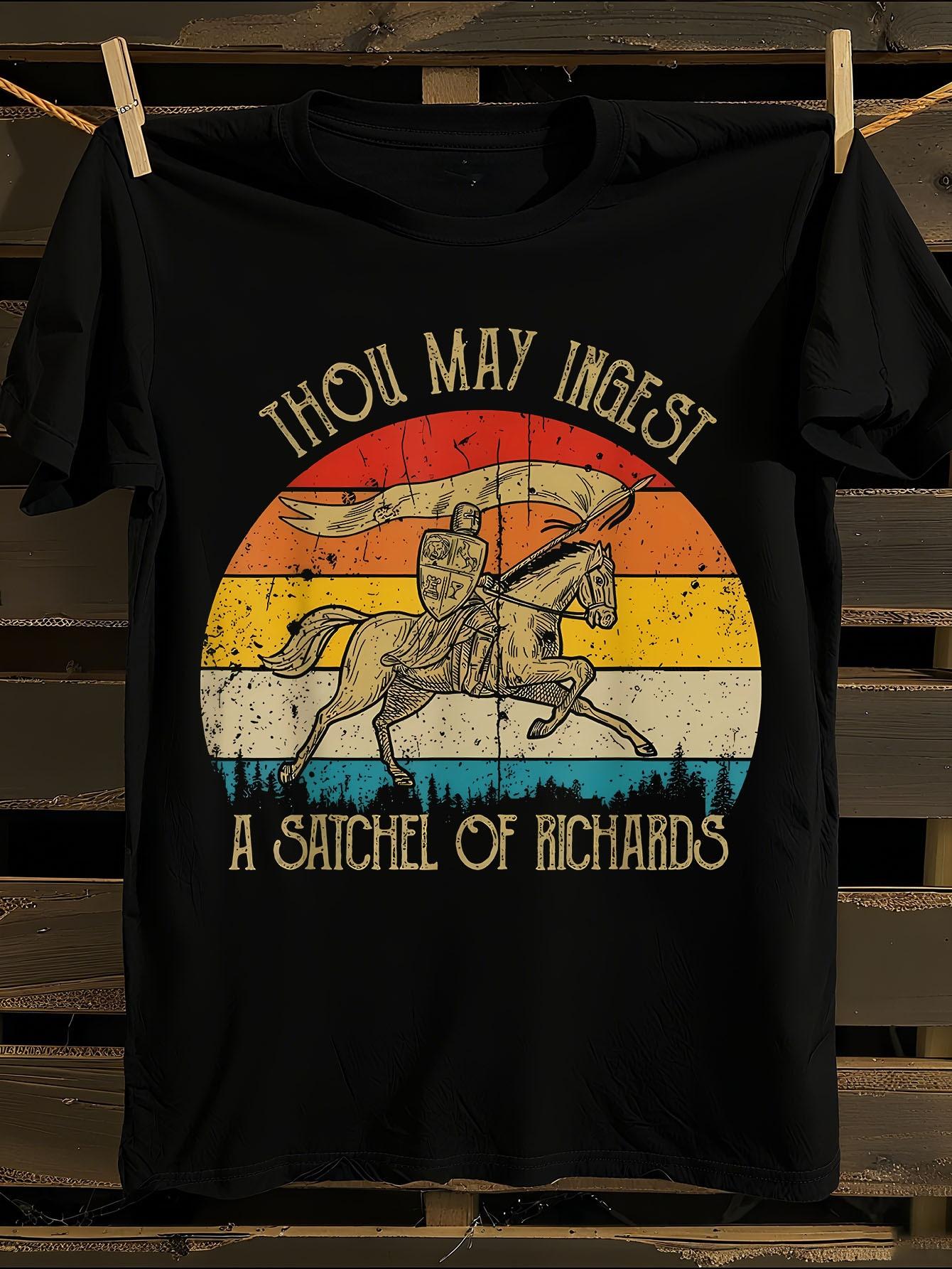 s Medieval Knight and Monty Python Quote T-shirt S