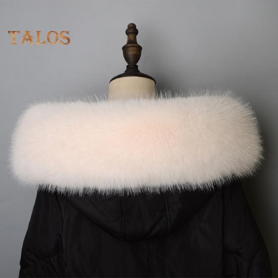 Διακοσμητικό γιακά με κουκούλα από ψεύτικη γούνα Μαλακό χνουδωτό βελούδινο ζεστό πολλαπλά χρώματα Διαθέσιμα DIY Ρούχα Κουκούλα για ράψιμο για βαμβακερά ρούχα Καπέλο μπουφάν