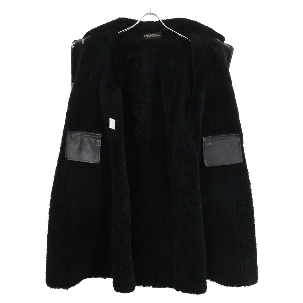 Neil Barrett [Good condition/domestic genuine] Sheepskin Mouton coat XS blackUsed