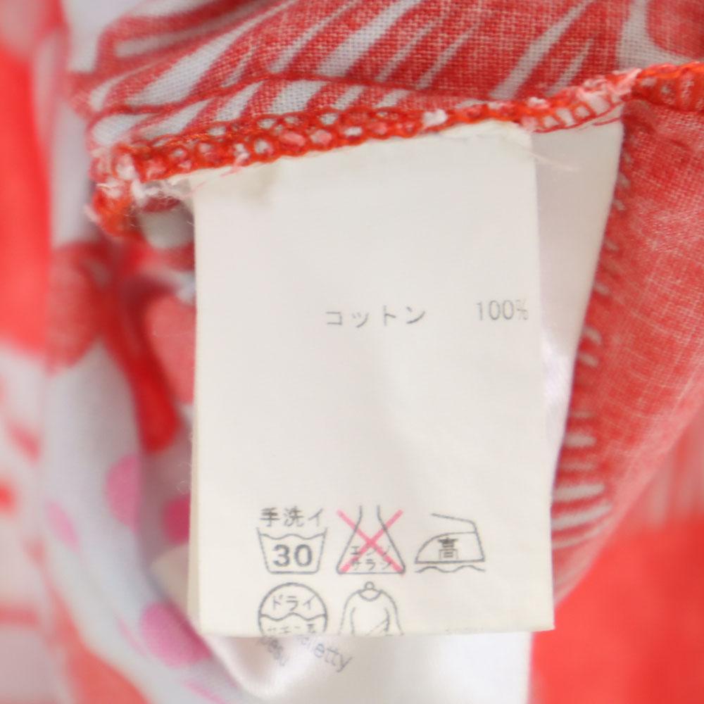 marimekko Overall handle Short sleeve Cut 36 Red series Women Used