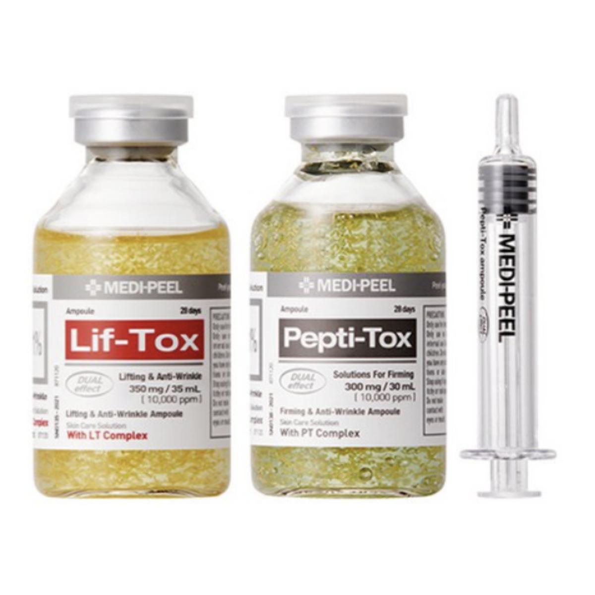

[Medipeel] Ампула Lif-Tox 35 мл + Ампула Pepti-Tox 30 мл, 1 набор