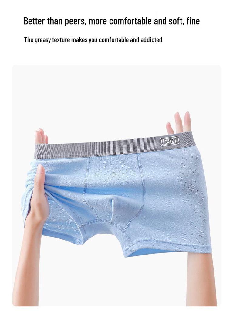 Jin Tong Wang Bavlněné boxerky pro chlapce ve vývojovém stádiu pro teenagery