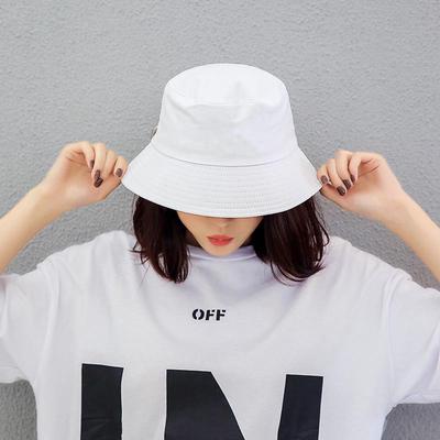 Einfarbiger Hip-Hop-Eimerhut im koreanischen Stil - Unisex, Trendy und Sonnenschutz für Frühling & Sommer