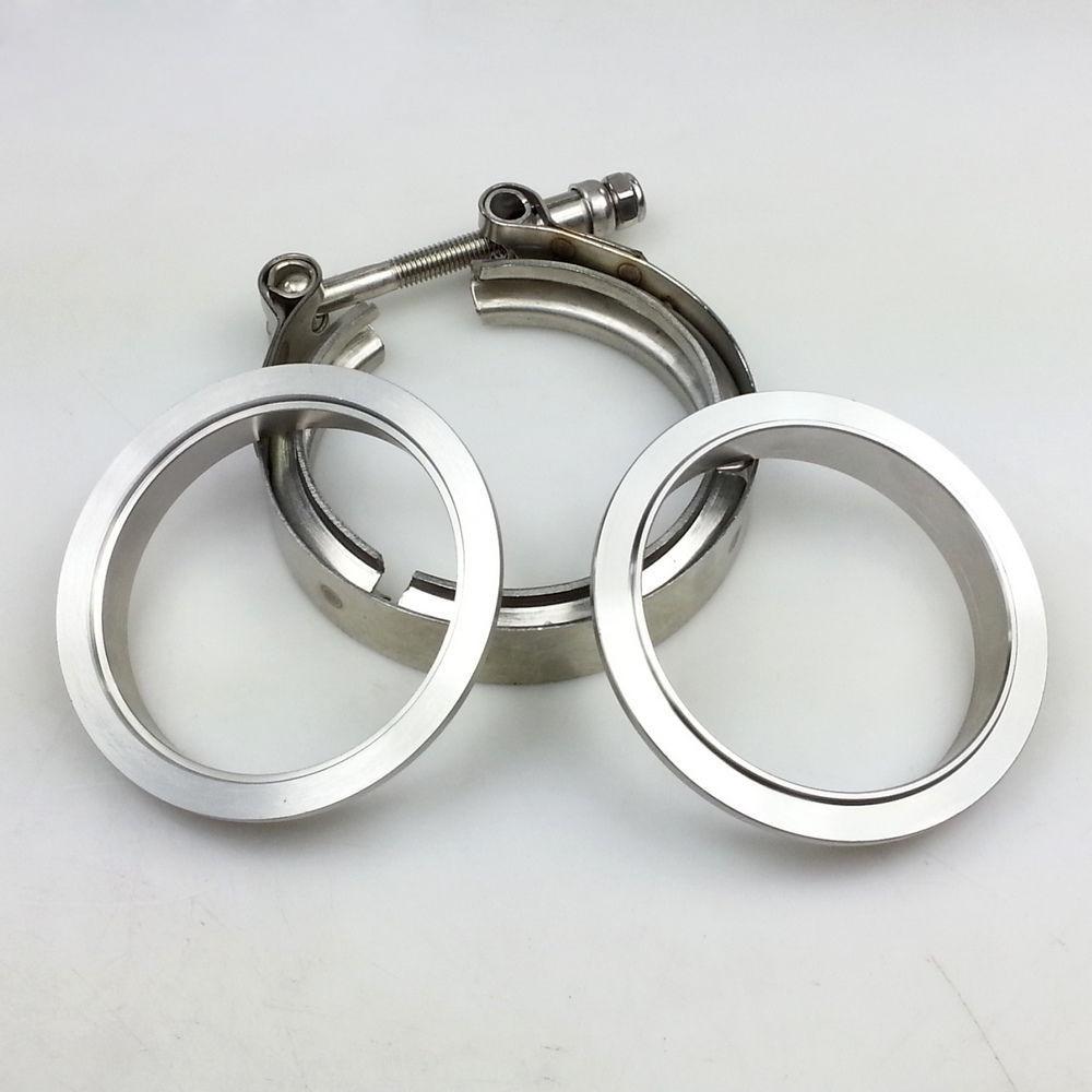Universal For Exhaust Clamp and Flanges Kit 2.5 inch Stainless Steel