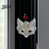 Lightweight Plastic Necklace Fox Mask Guardian Traditional Chinese Aesthetic Pendant