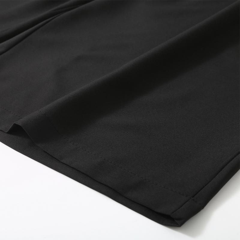 Men's Plus Size Quick Dry 7/8 Pants, Elastic Waist Summer Casual Cropped Trousers (4XL-10XL)
