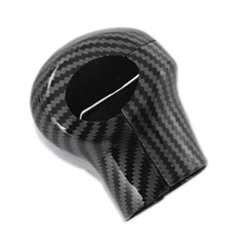 Authentic Car Carbon Fiber Gear Shift Knob Shifter Lever Cover For Toyota Sienna