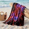 AC Mailand Print Mikrofaser Strandtuch Schnelltrocknend Saugfähig Großes Handtuch für Strand Schwimmen Reisen