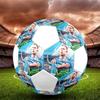 Kevin De Bruyne Size 5 Soccer Ball, Machine-Stitched PVC, Durable & High Bounce, All Ages Fit, fan merchandise, matches & outdoor use.
