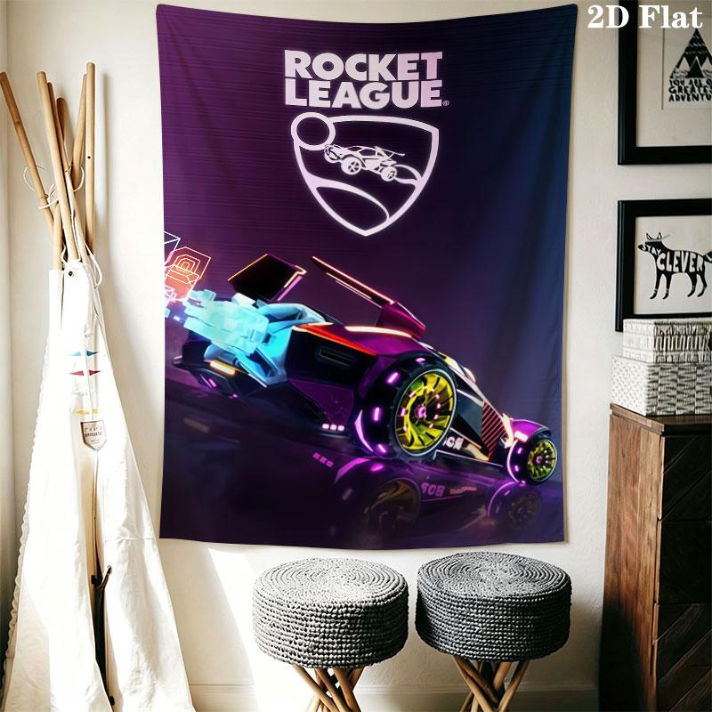 Rocket League Muur Tapijt Esthetisch Wandkleed Bedrukt Stof Deken Decoratieve Tapijten voor Slaapkamer Woonkamer Huisdecoratie