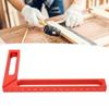 Carpenter   L Shape Aluminum Alloy Height Msuring Scribing 90 Woodworking Right Angle Ruler