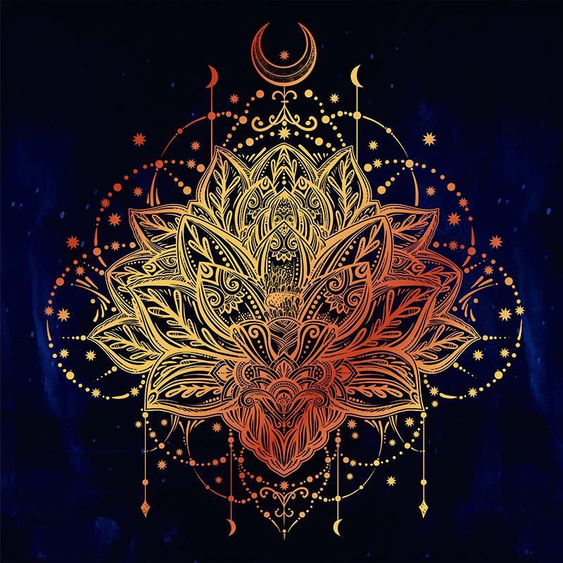 

Домашний Декор Гостиная Спальня Гобелен Декор Привет Лето Мандала Настенный Гобелен 100x75cm