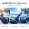 1 PC Foldable Windshield Sun Shade, Reflective Sun Protector for Front Window, Convenient to Stow Summer Accessories, Universal for Most Cars,