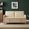 Storage Sofa in Cream 152 x 78 x 87 cm Polyester