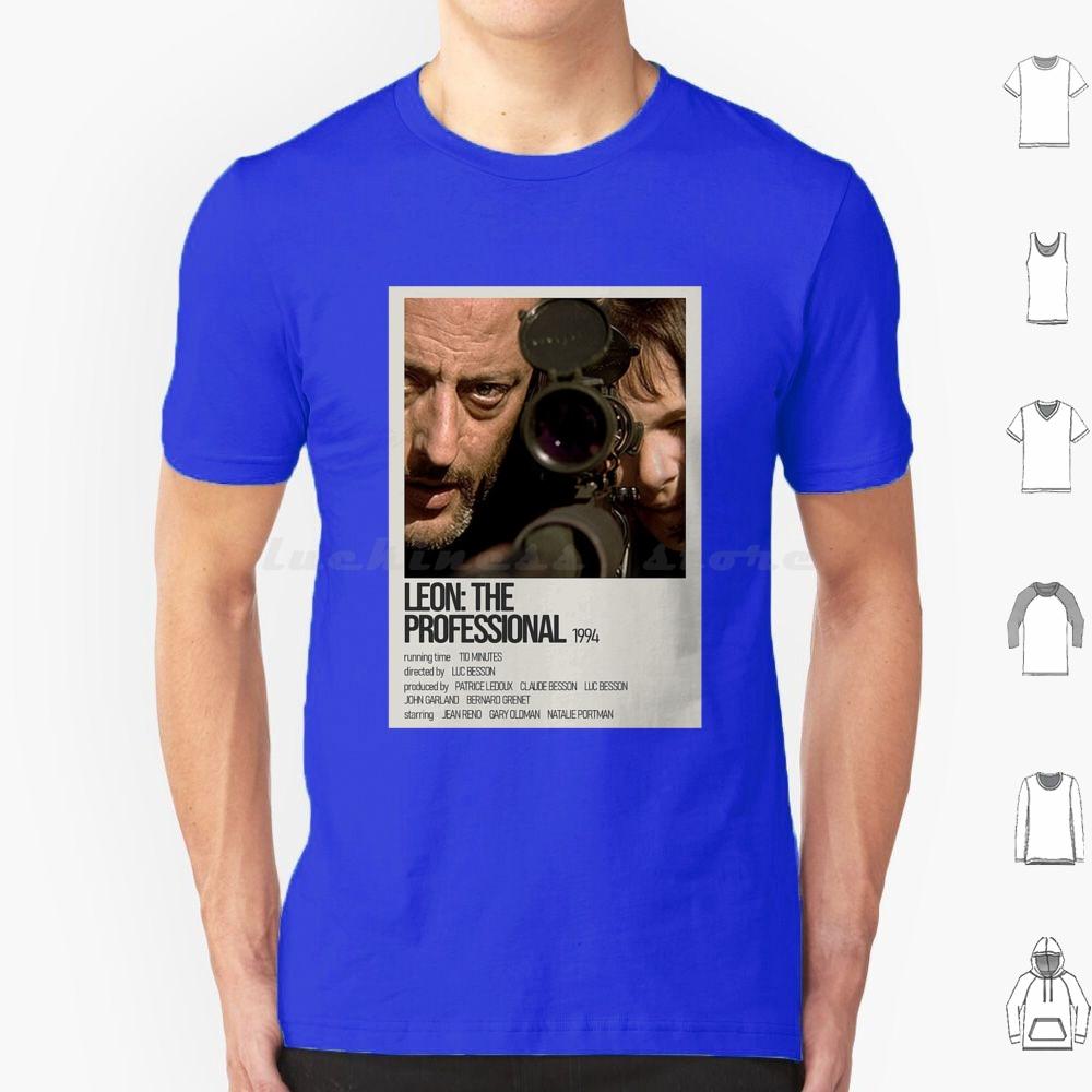 Léon Der ProfiGelb Schwarz Kunstwerk T-Shirt Baumwolle Herren Damen DIY Druck Leon Leon Der Profi Film Mathilda Natalie