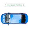 Motoforti Roof Sealing Strip, Weatherstrip Roof Trim Sunroof Seal, for Toyota Corolla 2009-2013, Rubber, Right Side, No.7555502110, Black, 1pc