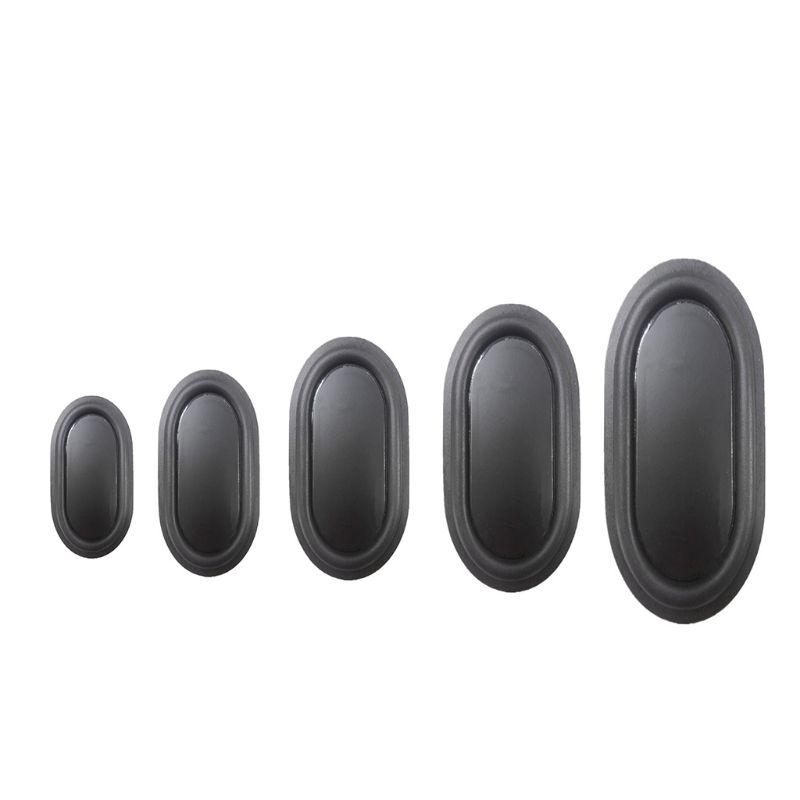 2pieces Black Vibration Plate High Sensitivity and Resolution Passive Radiators DIY Bass Speaker Loudspeaker Vibrating