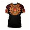 Summer Maya Civilization Totem T-shirt Breathable and Versatile Niche Cultural Short Sleeved