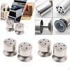 Set of 4pcs,2inch Round Cabinet Metal Legs Stainless Steel Kitchen Feet Wardrobe Desk Bench , 6cm