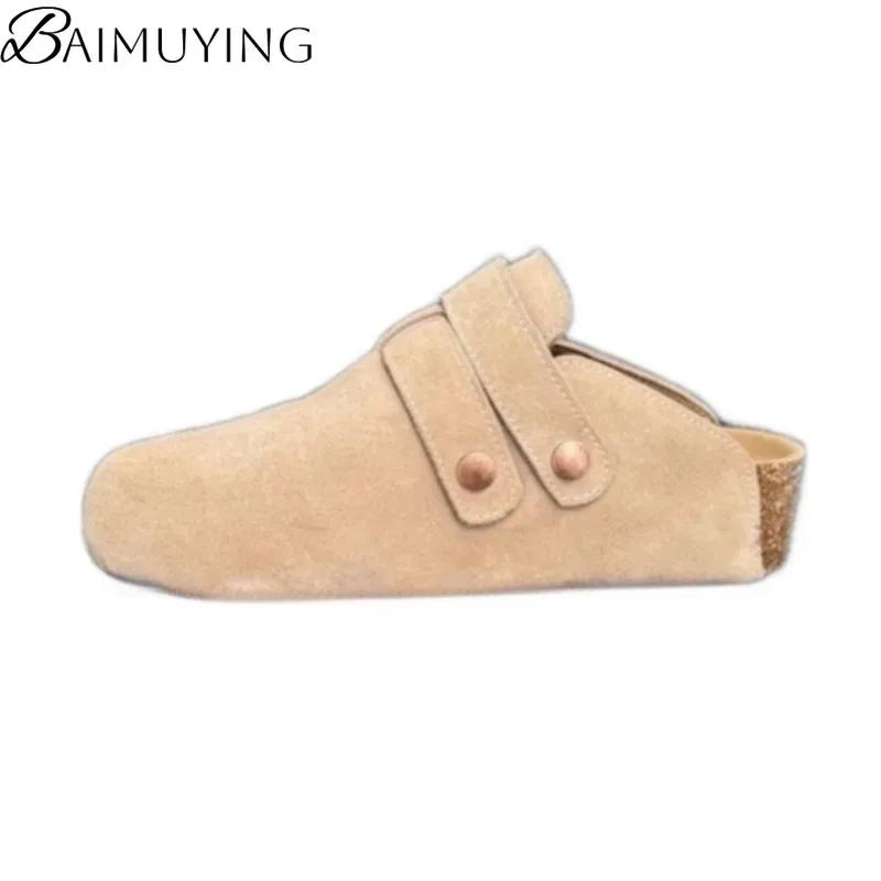 Fashion Platform Slippers Women Mules Shoes Flats Sandals Summer 2025 Trend Casual Walking Sport Shoes Comfort Woman Slingback Sneakers