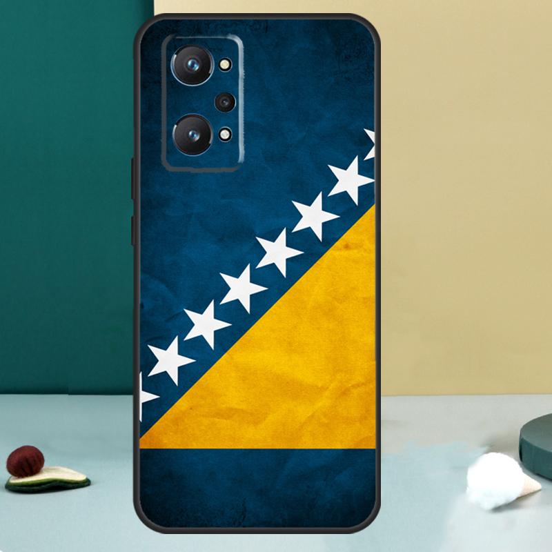 Bosnia and Herzegovina Flag For Realme GT 7 Pro GT 5 6 6T C67 C61 C55 C53 C51 C21Y C25S C75 10 11 12 13 14 Pro Plus Case