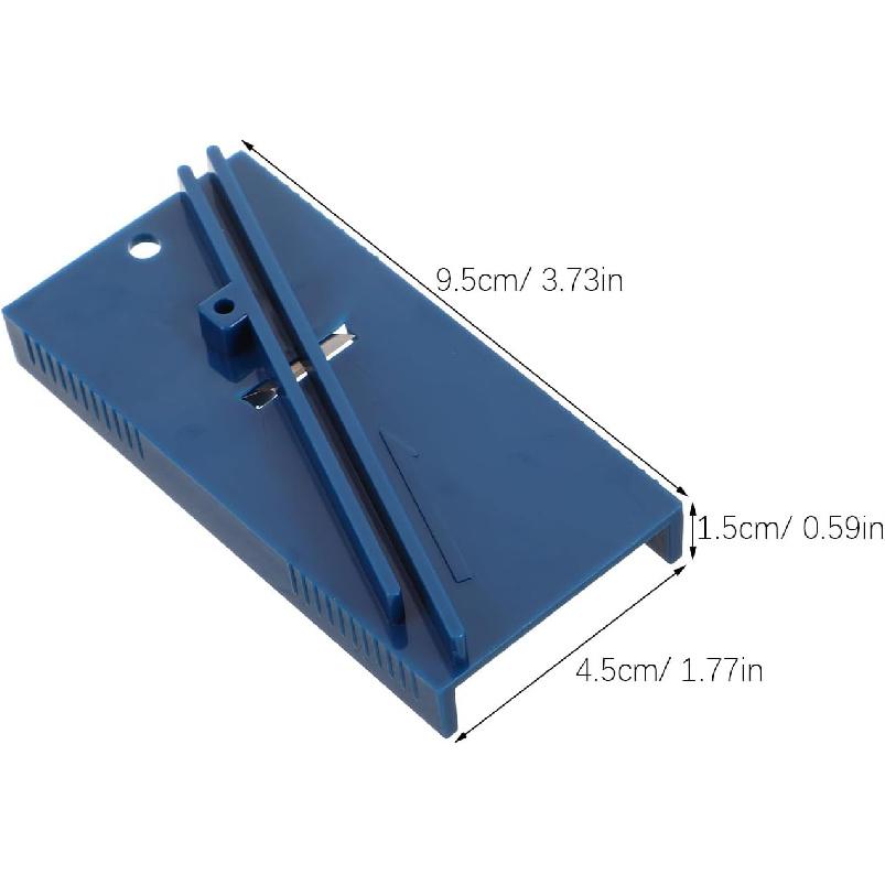 Window Tint Tools 3-Piece Vinyl Wrap Edge Sharpener and Hard Card Squeegee for Car Wrap Repair Smoothing Edges Abrasion Tool 3.74X1.77X0.59In