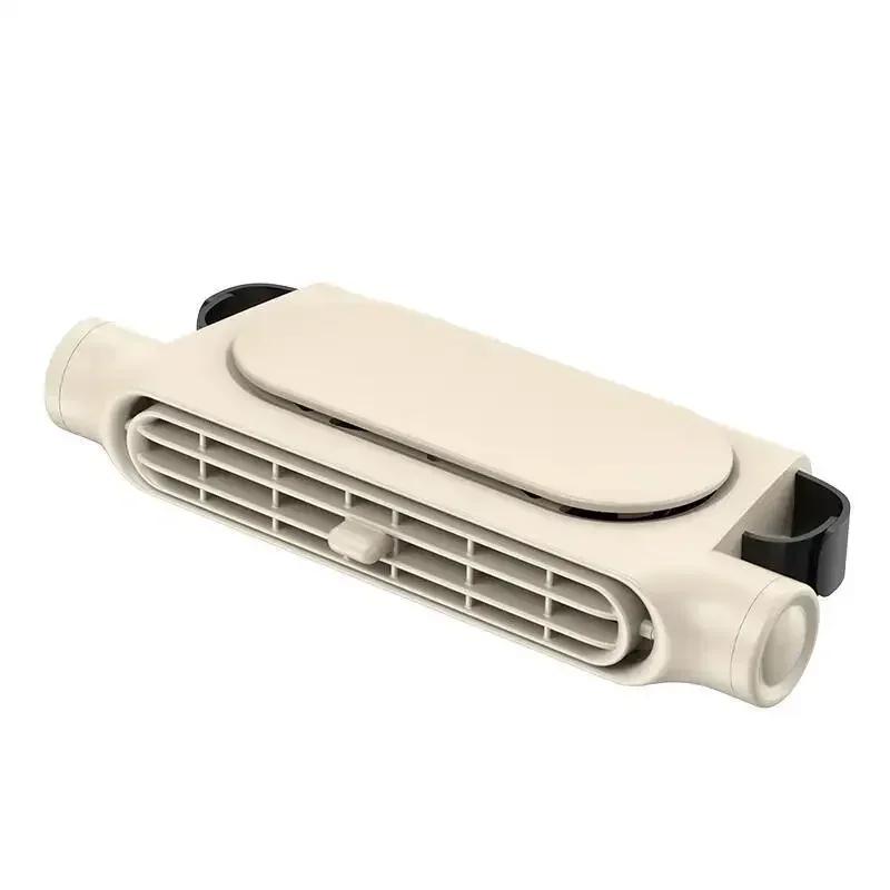 Car Seat Fan Front Rear Seat Headrest Cooling Air Fan Refrigeration 3 Speed With Independent Switch Car Interior Decor Fan New