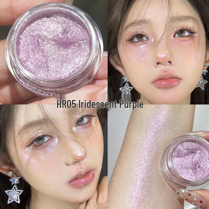 TINGTYL Shimmering Jelly Eyeshadow: Cowboy Liquid Highlighter with Five-Color Pearlescent Finish, Fine Shimmer, and No Fallout.