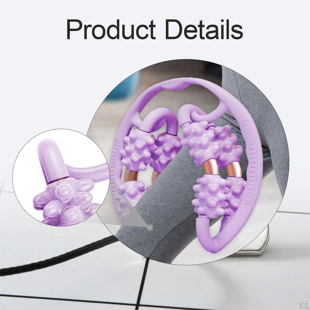 Massage Roller Zirkuläre Beinklammer 8 Räder Fitness Körperformungswerkzeug Muskel für