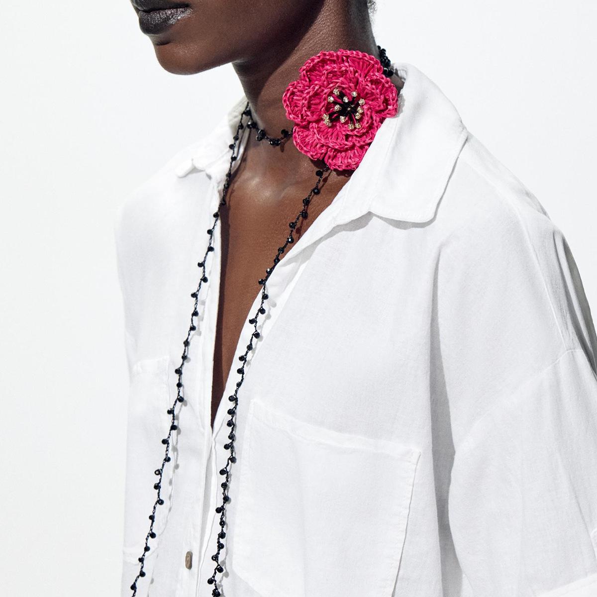 

Модное ожерелье для женских украшений красный