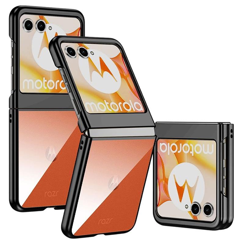 Für Motorola Razr 50 5G Hülle Galvanisiert Ultradünn Transparent PC Handyhülle