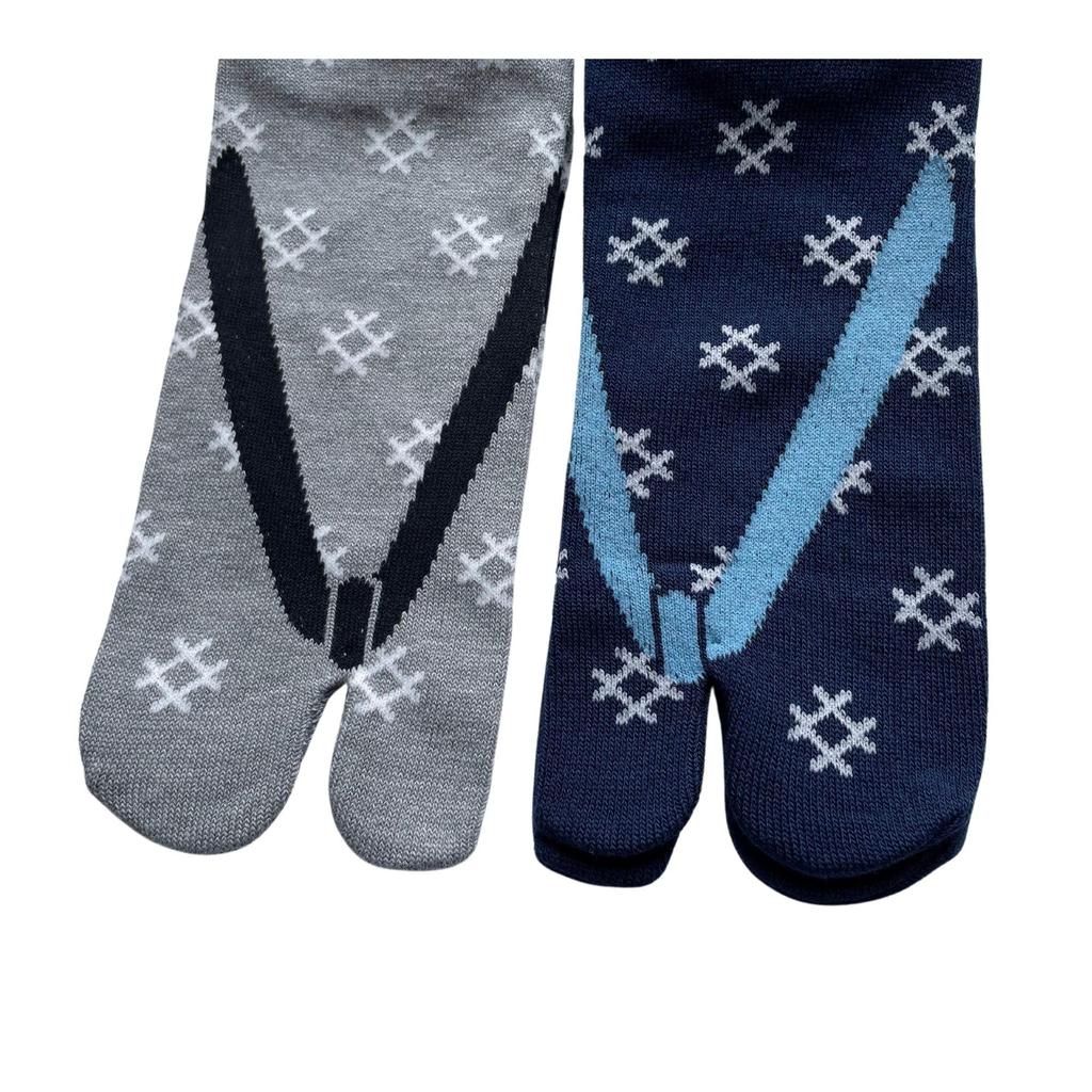Mode Select Tabi Japanese Made In Short Set of 2 Men's Socks, Ankle-Length, Pattern, Thin, Japan, Length, (Colors Available)