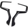 Carbon Fiber Steering Wheel Cover Molding Trims Accessoriess For -2025 Chevy Silverado Blazer -2024 Tahoe Suburban (Side Trim)