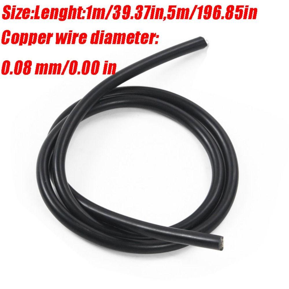 Tinned Copper AWG Electric Wire Solid Cable Universal Soft Silicone Cable Red Black Heat Resistant The Hook Up Assorted Wire Set