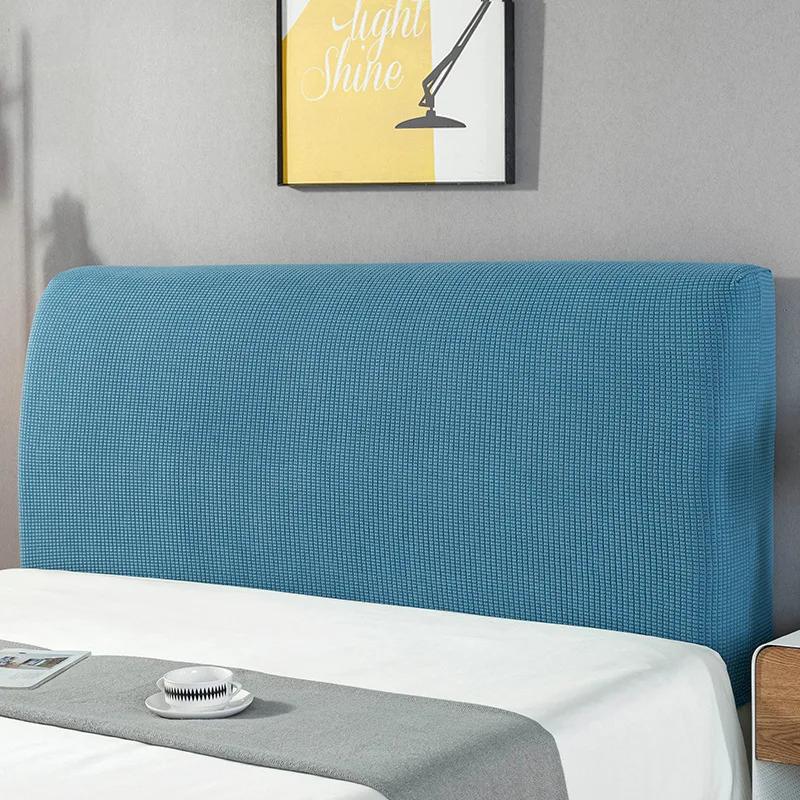 Funda para cabecero Cubiertas para cabecero de cama Cubierta de cama elástica engrosada Protección trasera Cubierta antipolvo para habitación de hotel en casa