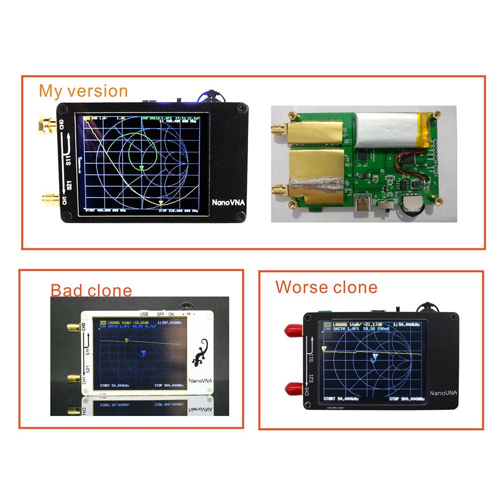 NanoVNA VNA HF VHF UHF UV Vektör Ağ Analizörü Anten Analizörü LCD uygun ...
