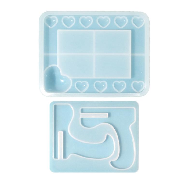 Photo Frame Molds Heart Shaped Silicone Clay Mould Silicone Picture Frame Moulds