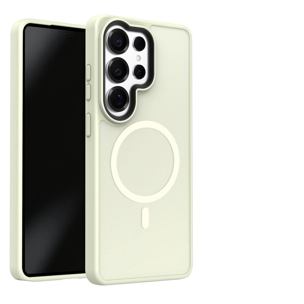 Applicable To Redmi A7 4G Black Skin-sensitive Magnetic Mobile Phone Case 2.0 Thickened S26ULTRA Dirt-resistant and Anti-drop Protective Case