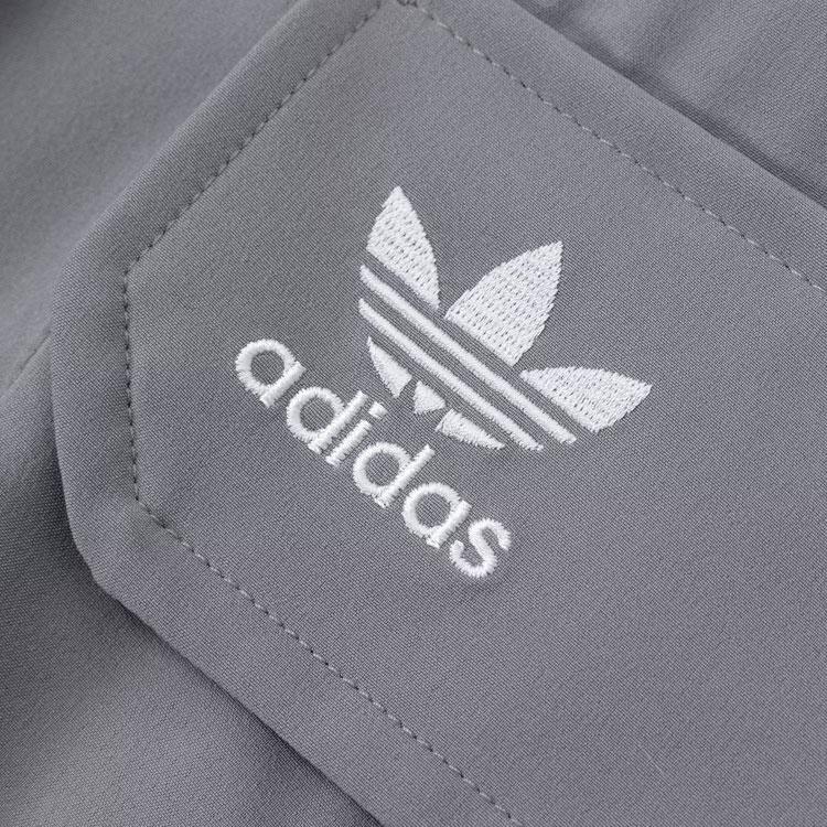Adidas Originals Cargo Pants With Logo, Mid Waist, Long, Breathable, Sports Workwear Men Bottoms Light-Grey JG3952