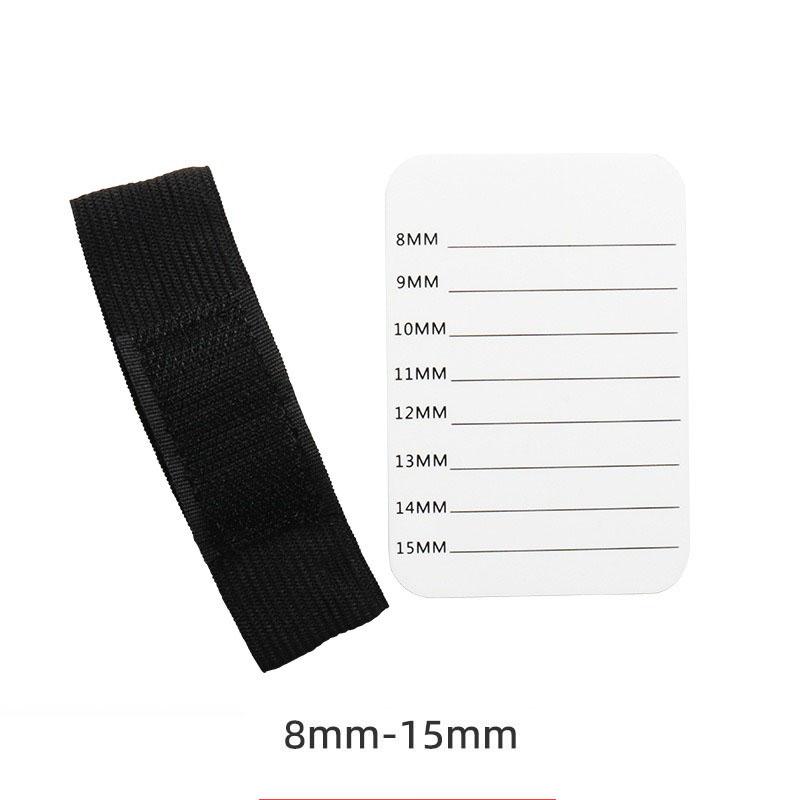New Grafted Eyelash Show Board Hand Plate Lash Holder Eyelash Extension Pallet with Adjustable Wrist Strap JJMGJ05