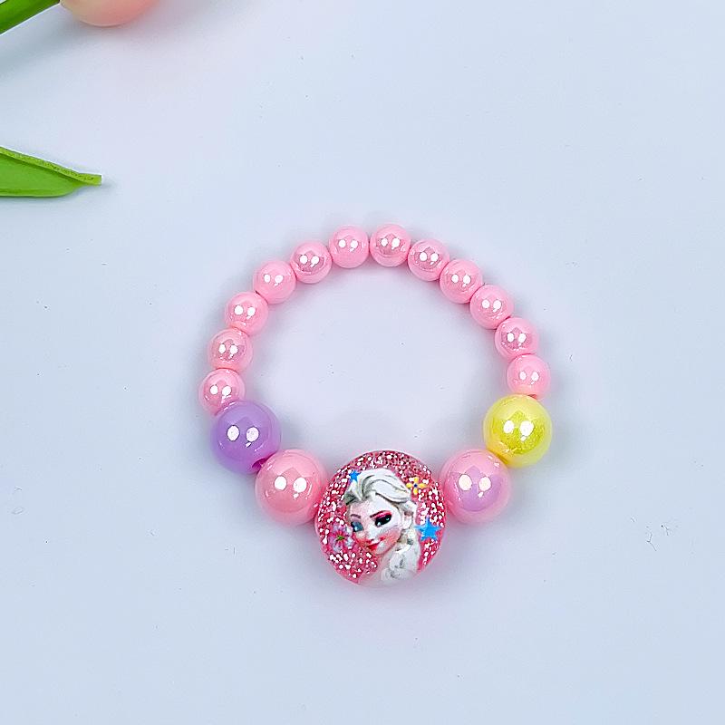 Cartoon Mermaid Pendant Beaded Bracelet for Girls