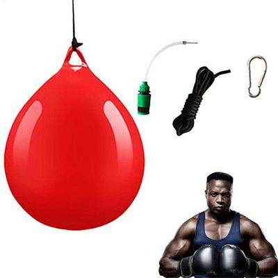 Saco de Pancada de Boxe Aquático Doméstico PVC Couro PU Esporte Sacos de Boxe de Velocidade Equipamento de Bolas de Treinamento Físico