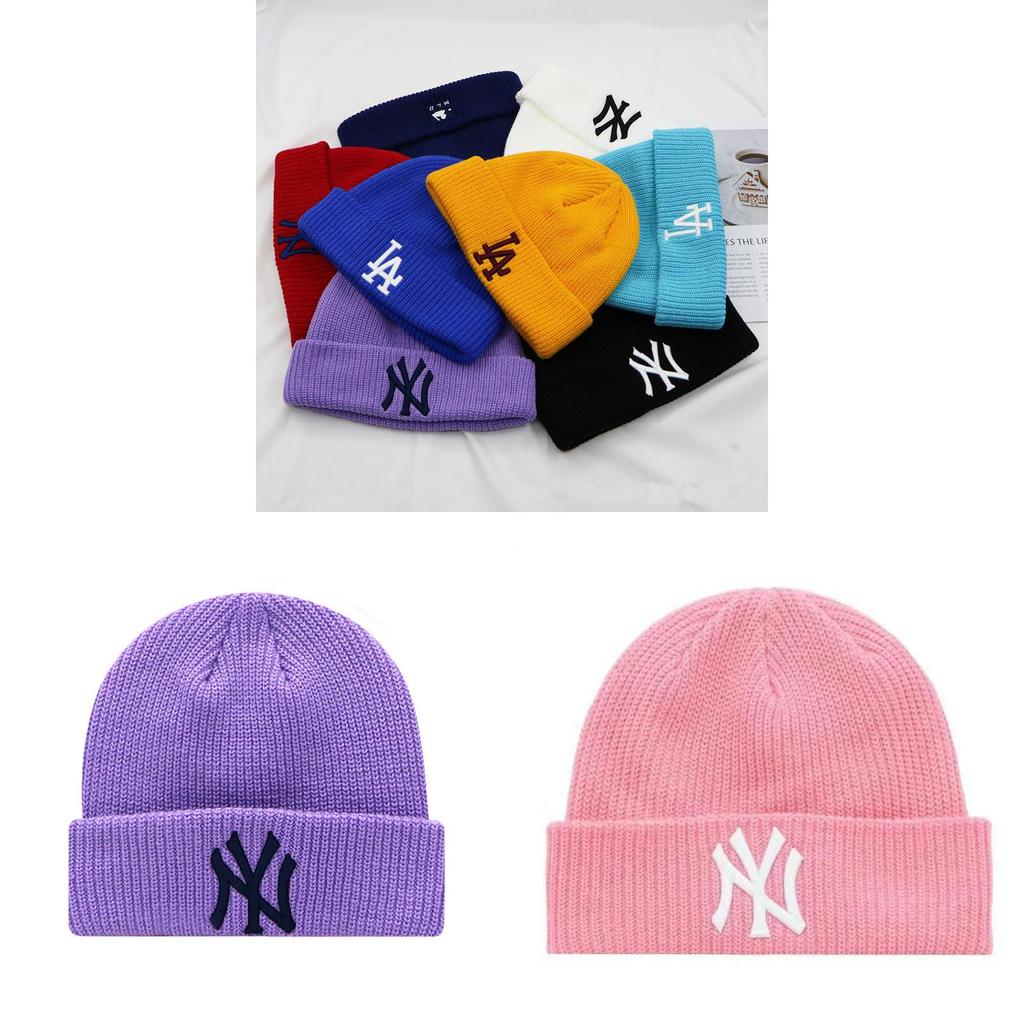 Knit Beanie Hat For Women Men With Letter Breathable Acrylic For Casual Winter Wear