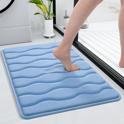Spugna Bagno Cashmere Ispessimento Tappetino Bagno Tappeti Antiscivolo In Lavabo Vasca da Bagno Tappeto da Pavimento Zerbino per Sala Doccia Imbottitura 3D in Memory Foam