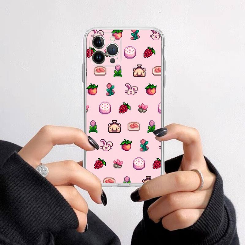 Stardew valley Phone Case For iPhone 14 13 12 11 Pro Max XS X XR SE 2020 6 7 8 Plus Mini Transparent Shell