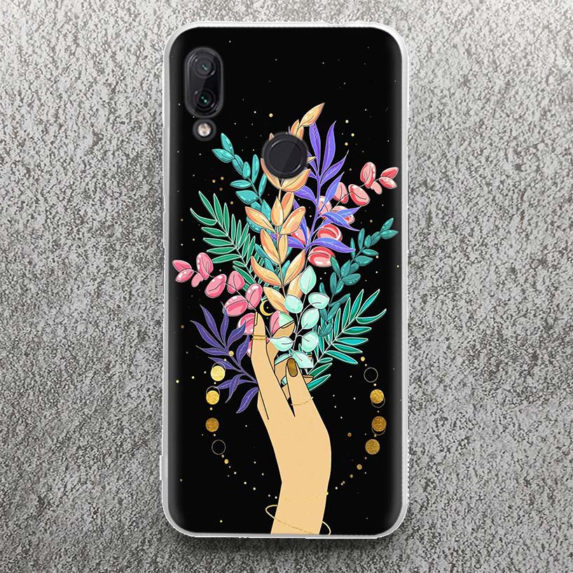 Moon Mystery Totem Witche Phone Case For Xiaomi Redmi 9 9A 9C 9T 10 10A 10C 12 12C 8 8A 7 7A 6 6A S2 K20 K40 Pro Soft Silicone C