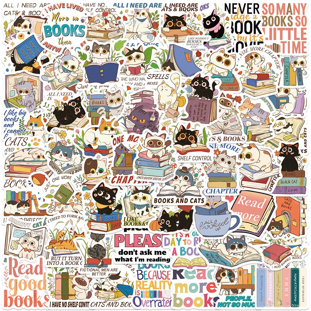 Cross-Border Cartoon Stickers: Waterproof, Creative, and Versatile for Journals, Phones, and Computers.
